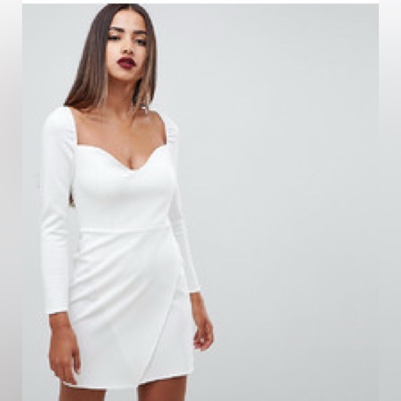 NWOT Asos Sweetheart Neckline Dress - Picture 2 of 6